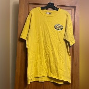 Bad Fish Men’s T-Shirt - Punta Cana R.D. Resort T-Shirt Y2K - Yellow Size XL
